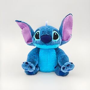 Disney Store Stitch Plush Stuffed Animal Blue 12 Inch Sitting Pose New With Tag